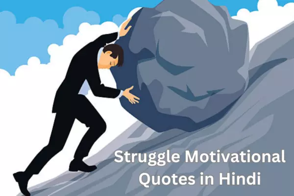 A determined businessman pushing a large rock up a steep mountain path.