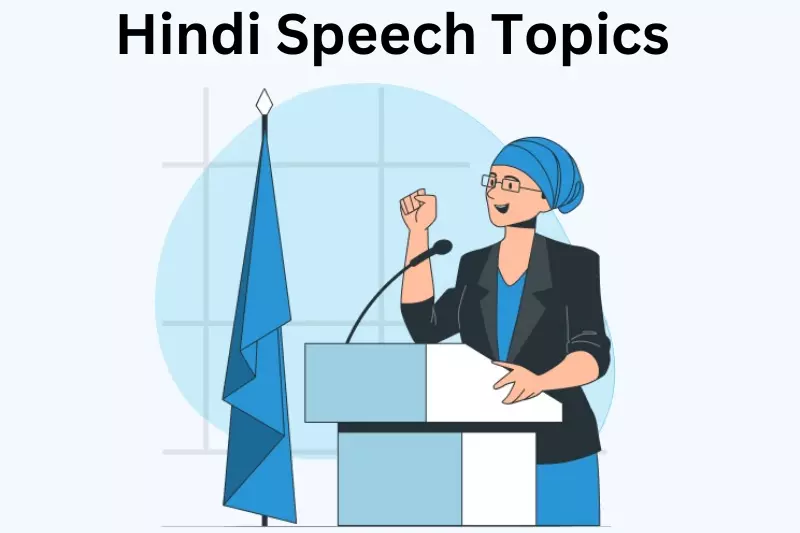 A woman wearing a turban delivers a speech confidently at a podium, engaging her audience with her words.