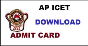 AP ICET Hall Ticket Download