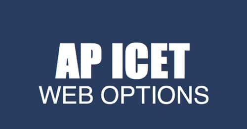 AP ICET Web Options