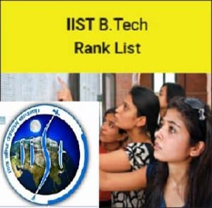 IIST B.Tech Rank List